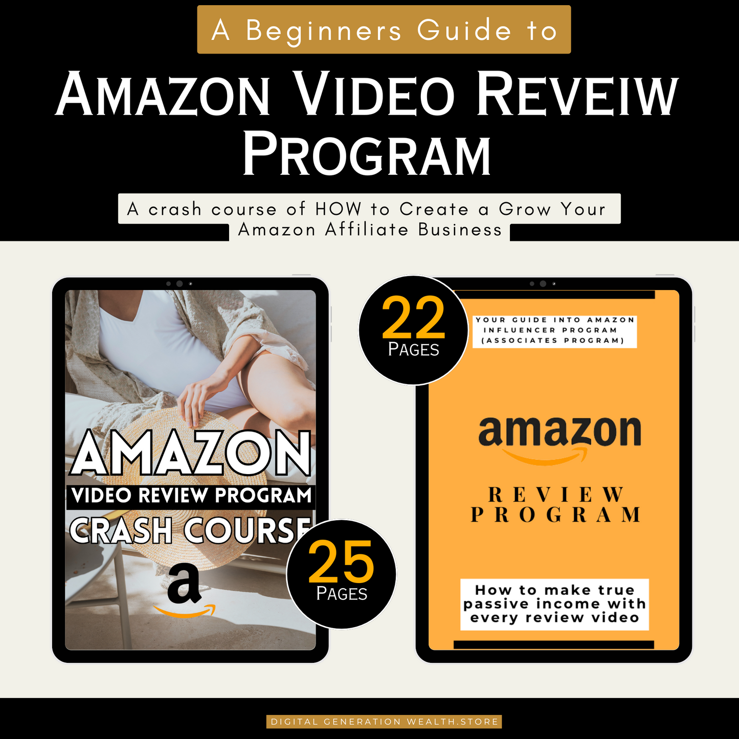 Amazon Video Review Program - A Crash Course to Earning an Income with Amazon