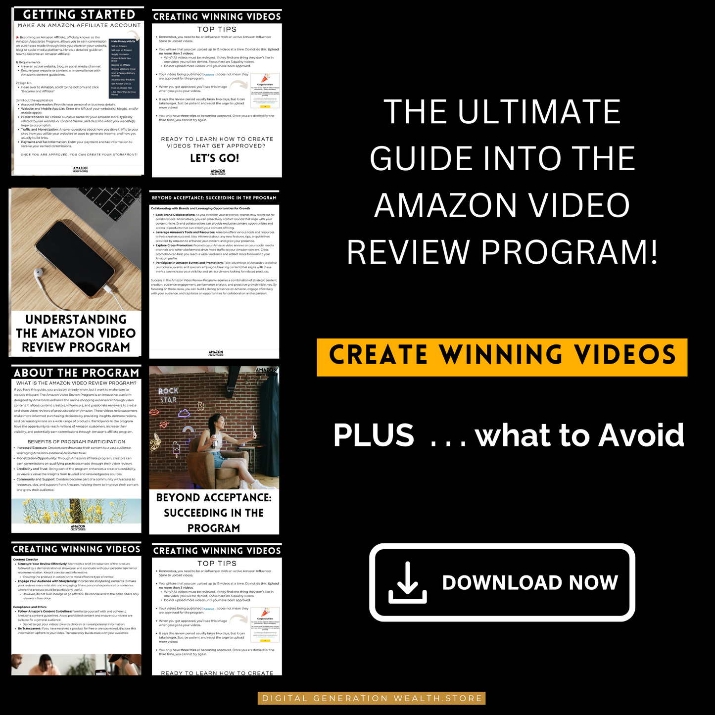 Amazon Video Review Program - A Crash Course to Earning an Income with Amazon