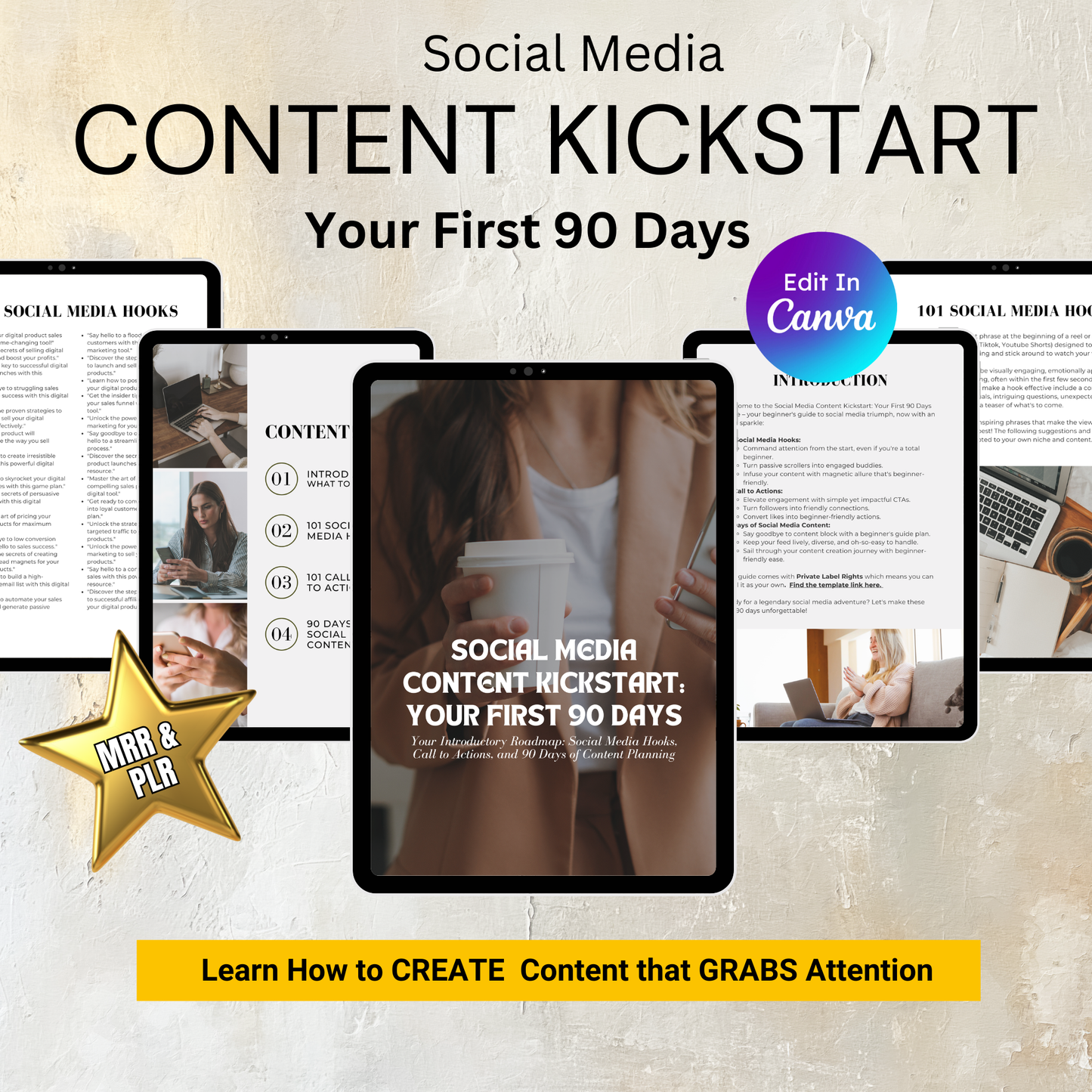 Social Media Content Kickstart - Your First 90 Days Done For You