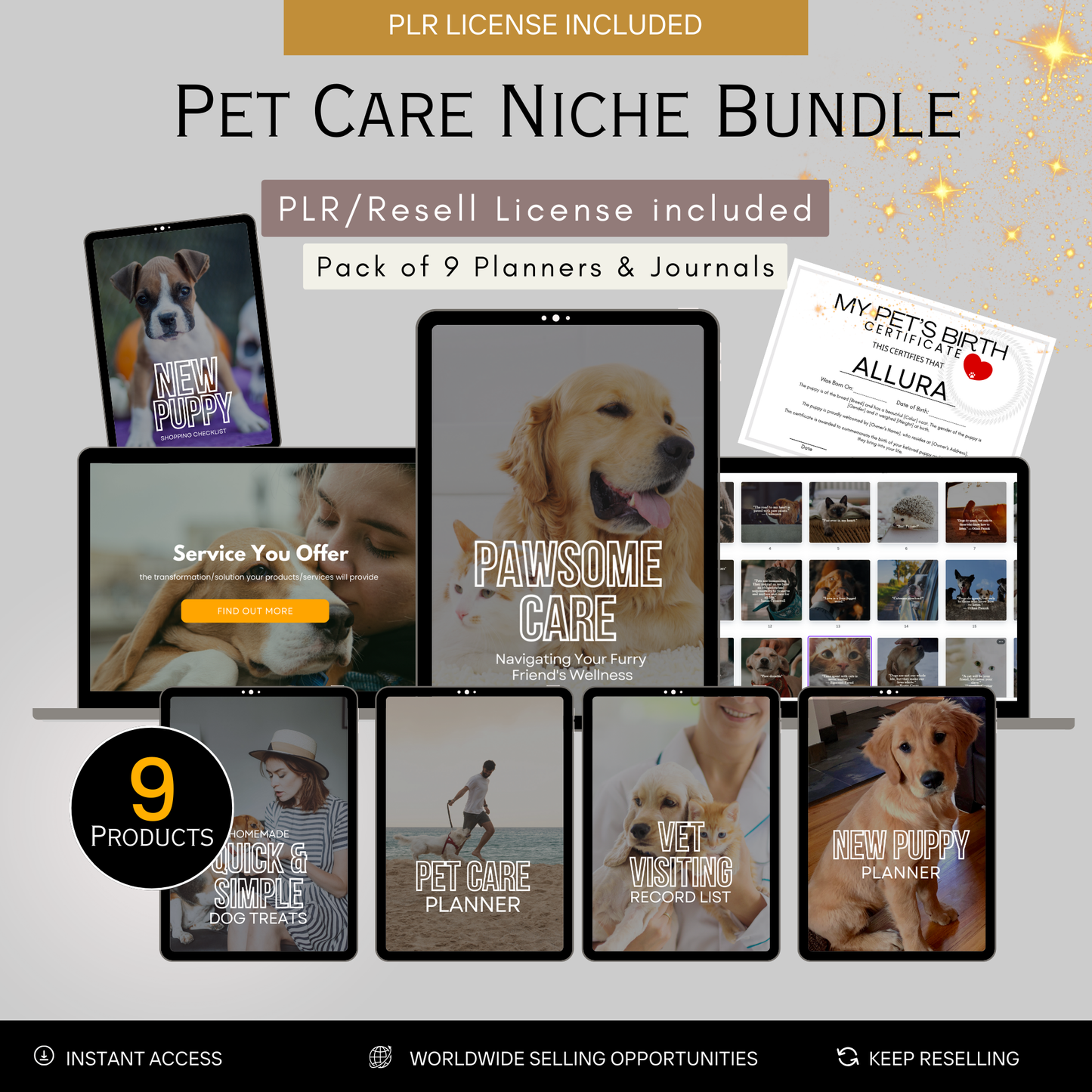 Pet Niche Digital Product MRR & PLR Bundle